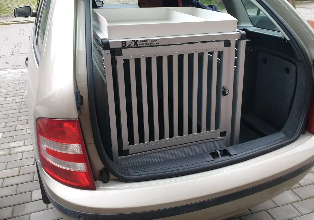 Box4Dogs přepravní klec do auta - Škoda Fabia I