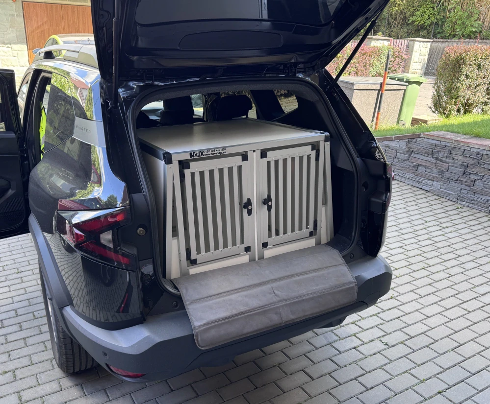 Box4Dogs přepravní klec do auta - Dacia BIXTER