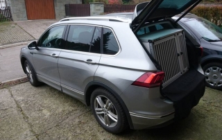 Box4Dogs přepravní klec do auta - Volkswagen Tiguan