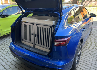 Box4Dogs přepravní klec do auta - Škoda ENYAQ